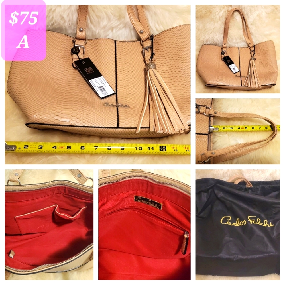 Carlos Falchi Luana nude purse